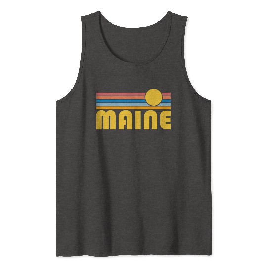 Maine Sunset Maine Tank Tops