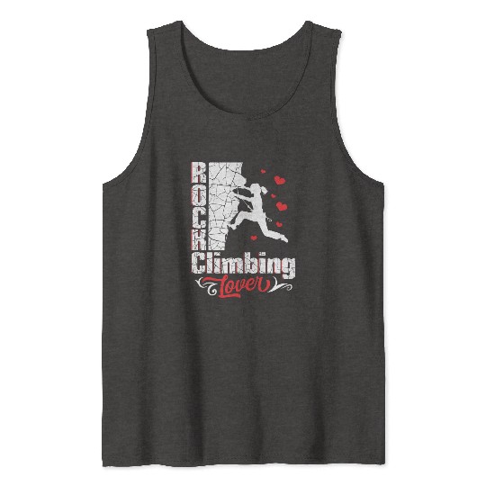 Rock Climbing Lover Tank Tops