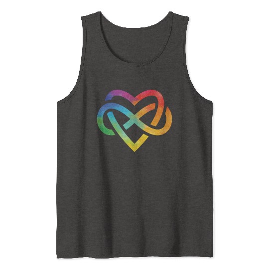 Forever Loved Rainbow Pride Infinite Symbol Tank Tops