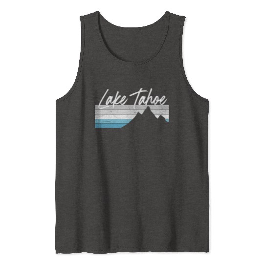 Lake Tahoe Nevada California Mountain Skiing Py Tank Tops