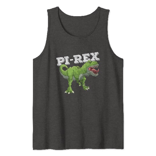 Pi Rex Day Dinosaur Math Mathematics Tank Tops