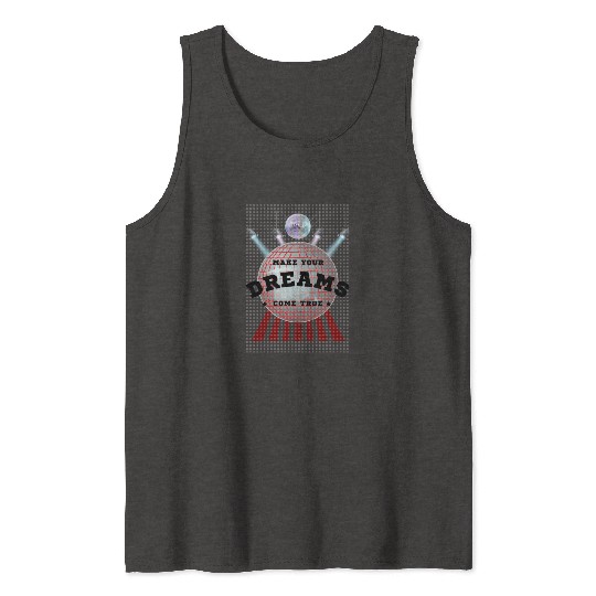 Make Your Dreams Come True with Disco Ball Design Tank Tops