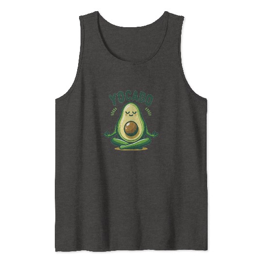 Yocado Peaceful Avocado Tank Tops