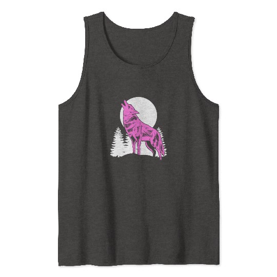 Mountain Wolf Furry Owner Gift Tank Tops