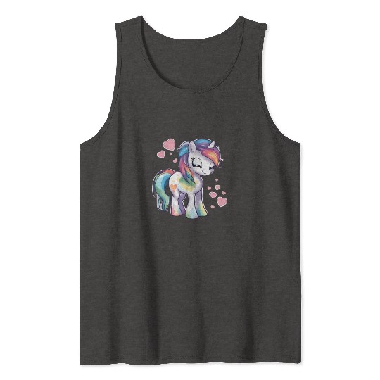 Valentine Pony Tank Tops