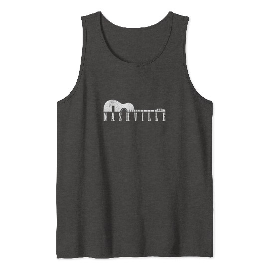 Nashville Tennessee Country Music City Tank Tops