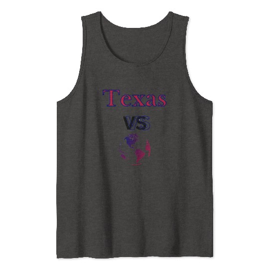 Texas SV The World Merch Design Tank Tops