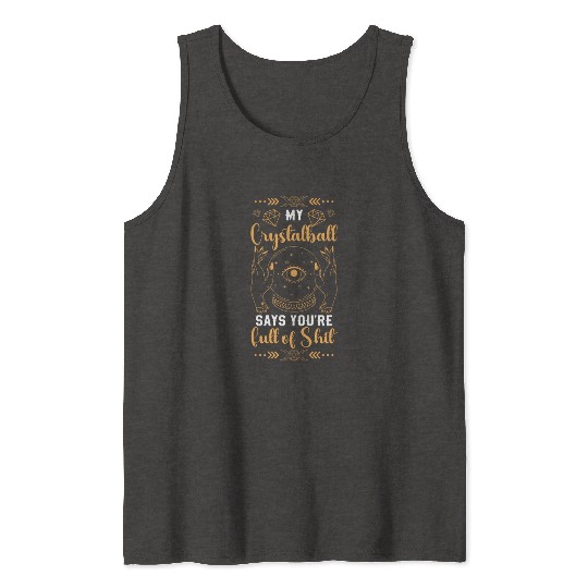 Crystal Ball Magical Signs Tank Tops
