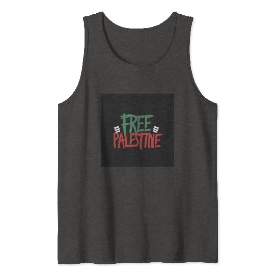free free Palestine typography 2 Tank Tops