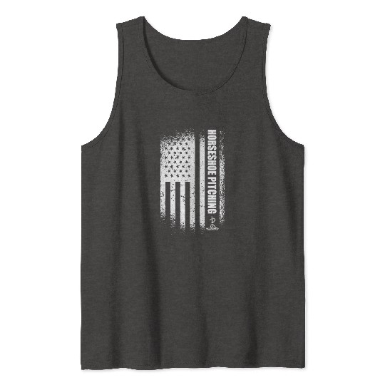 Horseshoe Pitcher Tank Tops
