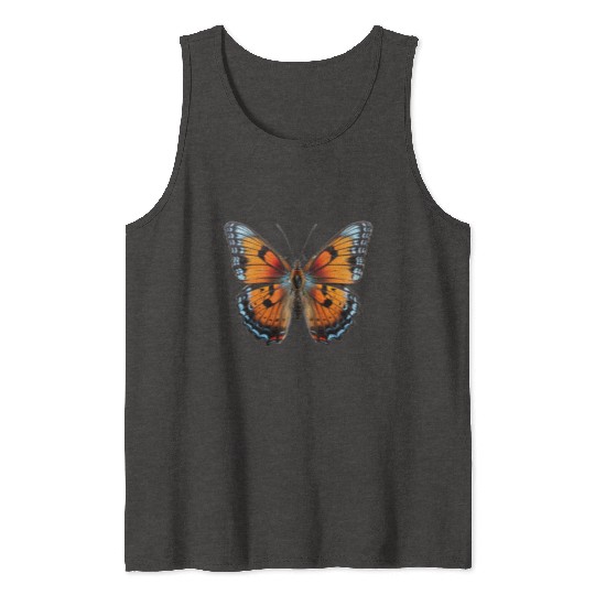 Butterfly Colorful Enchanting Delicate Insects Tank Tops
