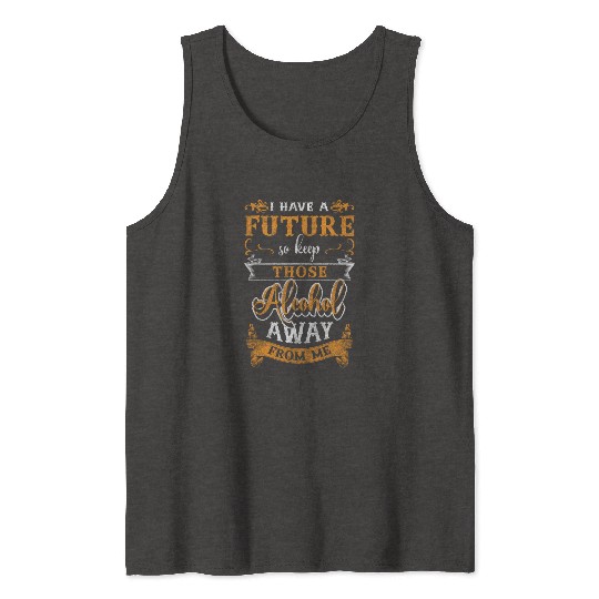 Beer Healthy Sanity Motivation Tank Tops