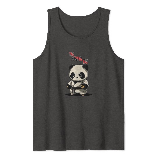 Taekwondo Panda Korean Mma Tkd Tank Tops
