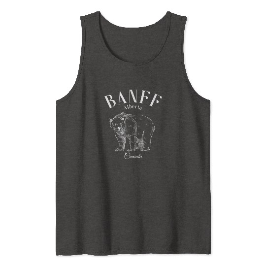 Banff Alberta Alberta's Rockies Souvenir Tank Tops
