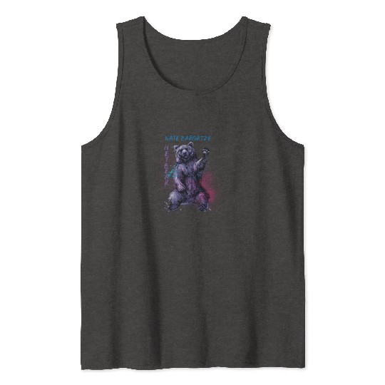 Hey Bear Painting Tank Tops