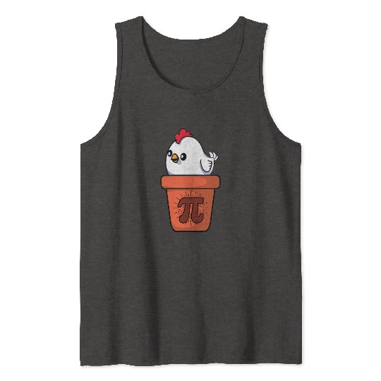 Chicken Pot Pie Pi Day Math Equations Tank Tops
