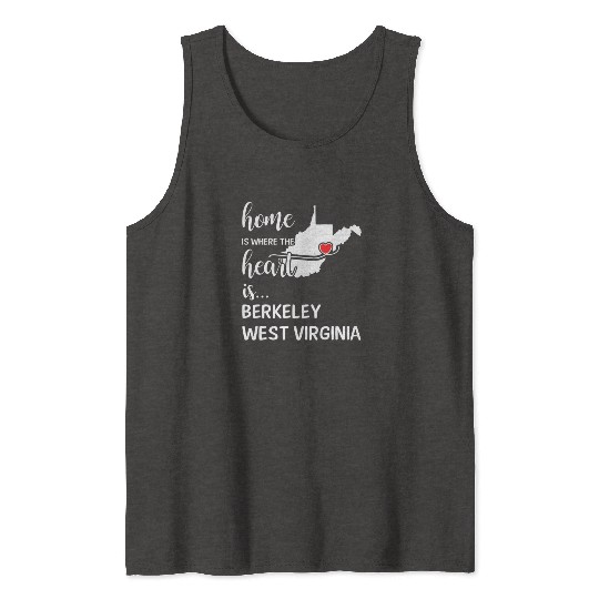 Berkeley County West Virginia Is Where My Heart Is Tank Tops