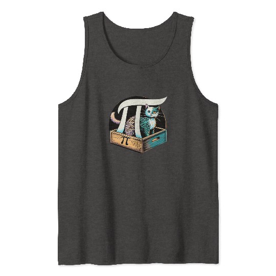 Funny Pi Day 2024 3,14 Pi Number Symbol Math Tank Tops