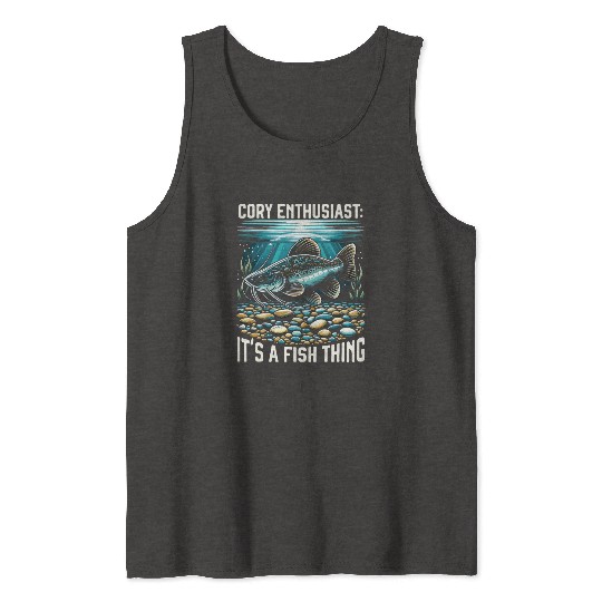 Corydoras Catfish Fish Lover Freshwater Aquarium Tank Tops