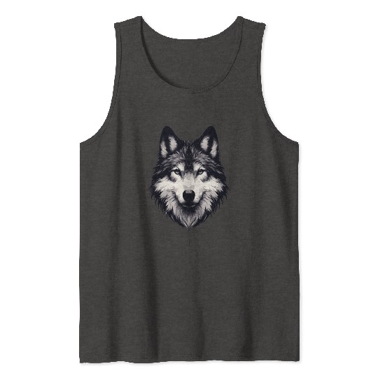 Mystic Alpha Wolf Tank Tops