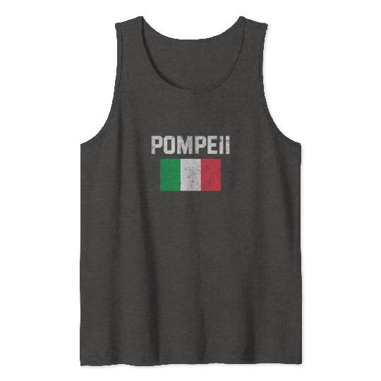 Pompeii Flag Italy Geology Tank Tops