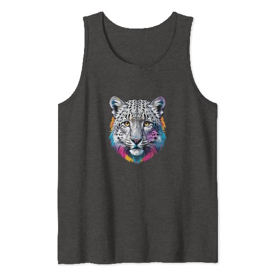 Snow Leopard Tank Tops