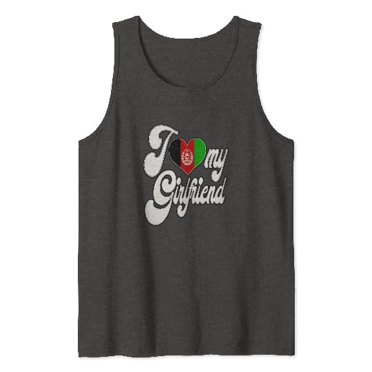 AfghanI Love My Afghanistan Girlfriend Tank Tops