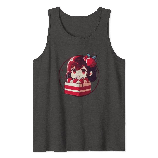 Red Velvet Cake Tank Tops