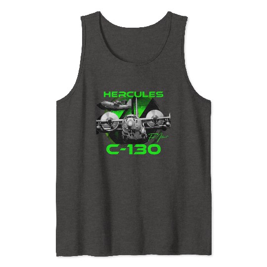 C-130 Hercules Military Aircraft Tank Tops