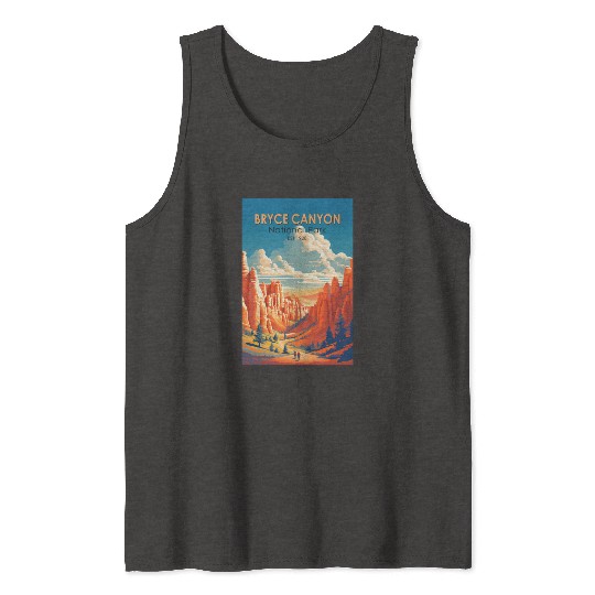 Bryce Canyon National Park Travel Art Vintage Tank Tops