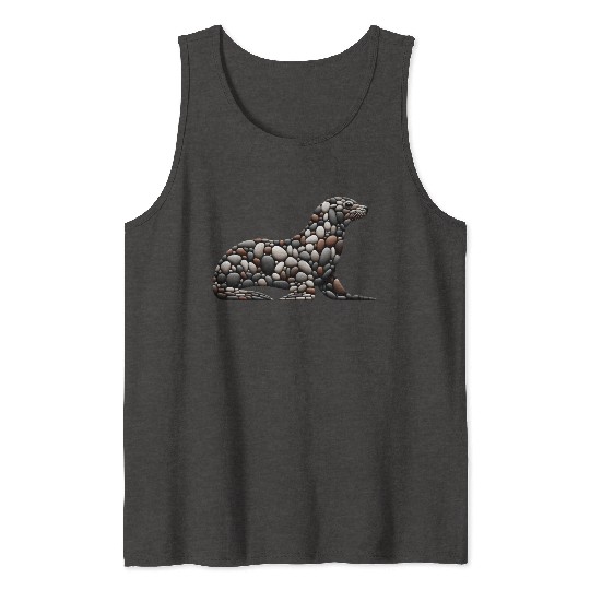 Pebble Seal Silhouette Tank Tops