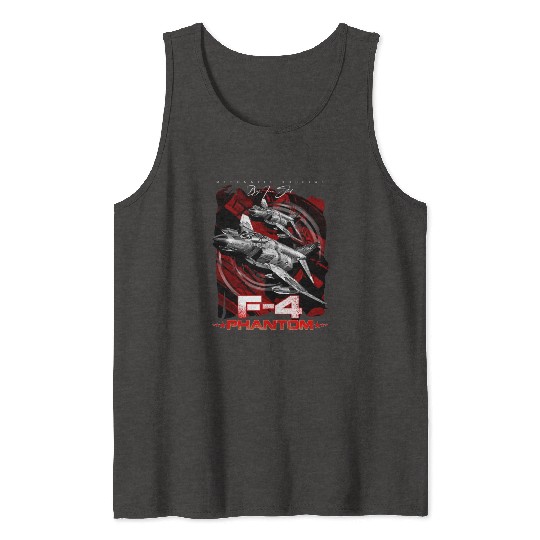 F-4 Phantom Us Air Force Fighter jet Tank Tops