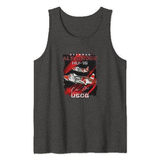 Grumman HU-16 Albatross Coast Guard Aircraft Tank Tops
