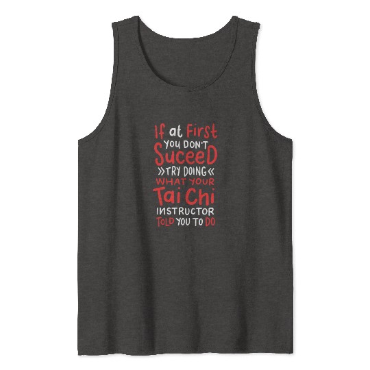 Tai Chi Instructor Tank Tops