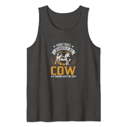 Cow Cattle Breeder Farmer Cows Tank Tops