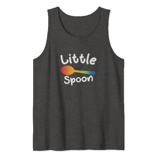 Little Spoon LGBT Pride Gay Lesbian Couple Love Tank Tops