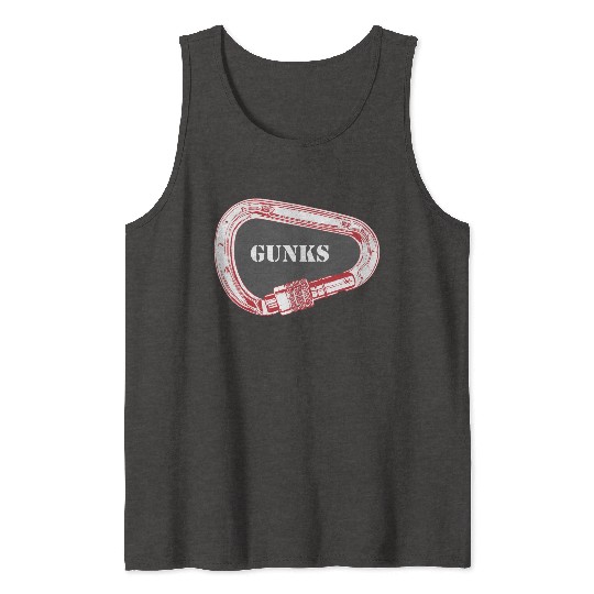 Gunks Rock Climbing Carabiner Tank Tops