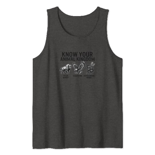 Animal Tank Tops, Know Your Animal Kingdom Bison