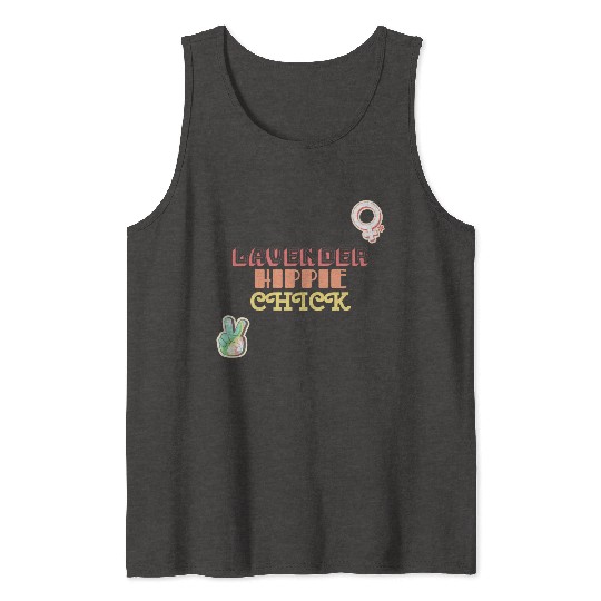 Aromatherapy Lavender Hippie Chick Tank Tops
