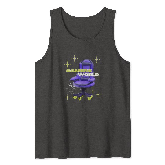 Game Sports Fun! Designed by Tavia Linen Tank Tops