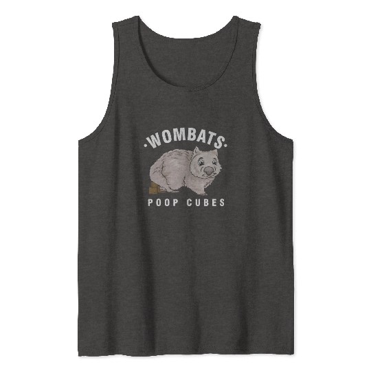 Cute Wombat Lover Wombats Poop Cubes Wombat Owner Tank Tops