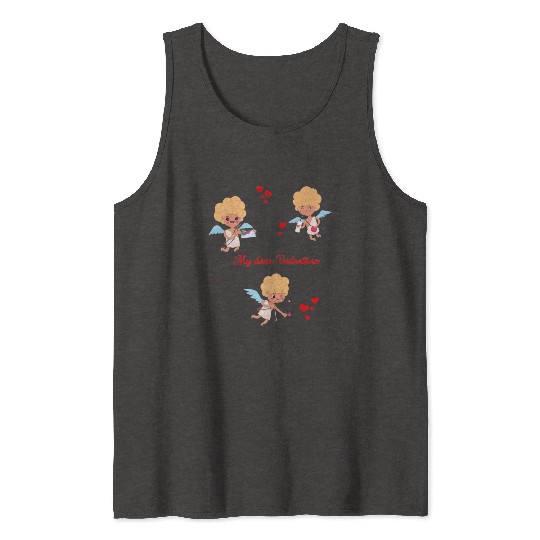 Spread love and Embrace cupid's charm! Tank Tops