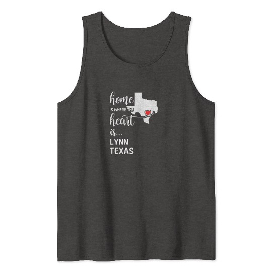 Lynn County Texas Is Where My Heart Is Gift Tank Tops