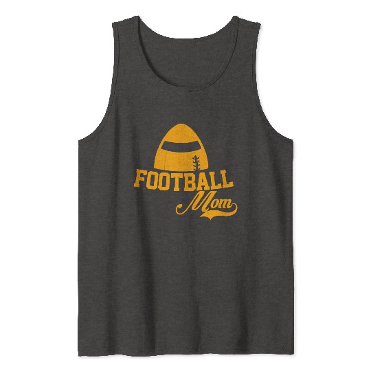 Orange Ball Football Mom Passion Is Gift Cool Best Tank Tops