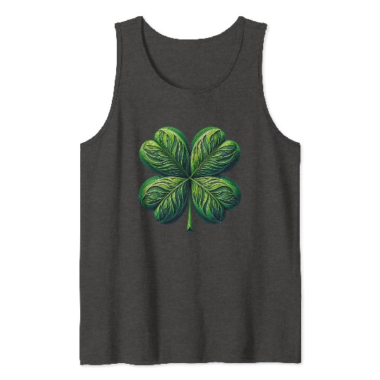 Four Leaf Clover Tank Tops