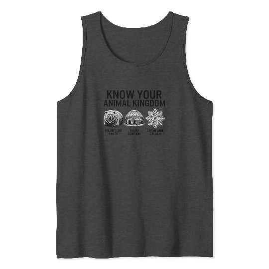 Winter Tank Tops, Know Your Animal Kingdom Polar Bear