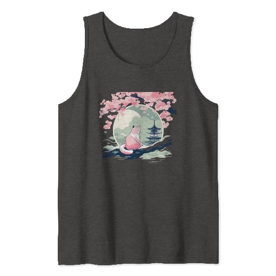 Sakura Serenity Tank Tops