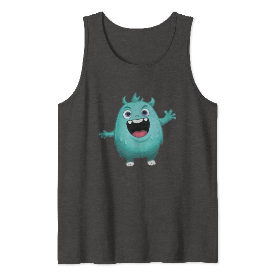 Tosca Blue Monster Tank Tops