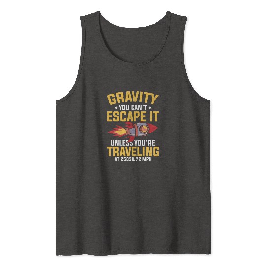 Space Engineer Rocket Scientist Aviation Tank Tops