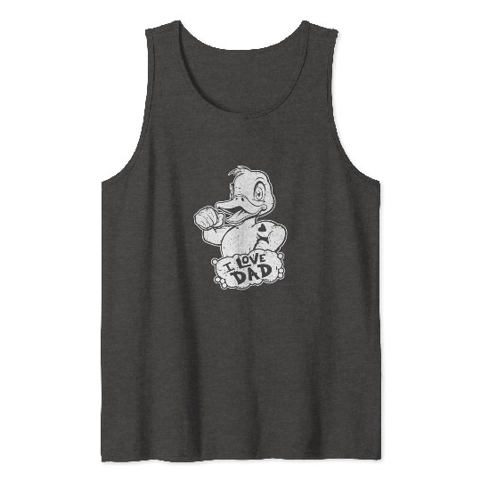 Duck Goose Geese I Love Dad Tank Tops